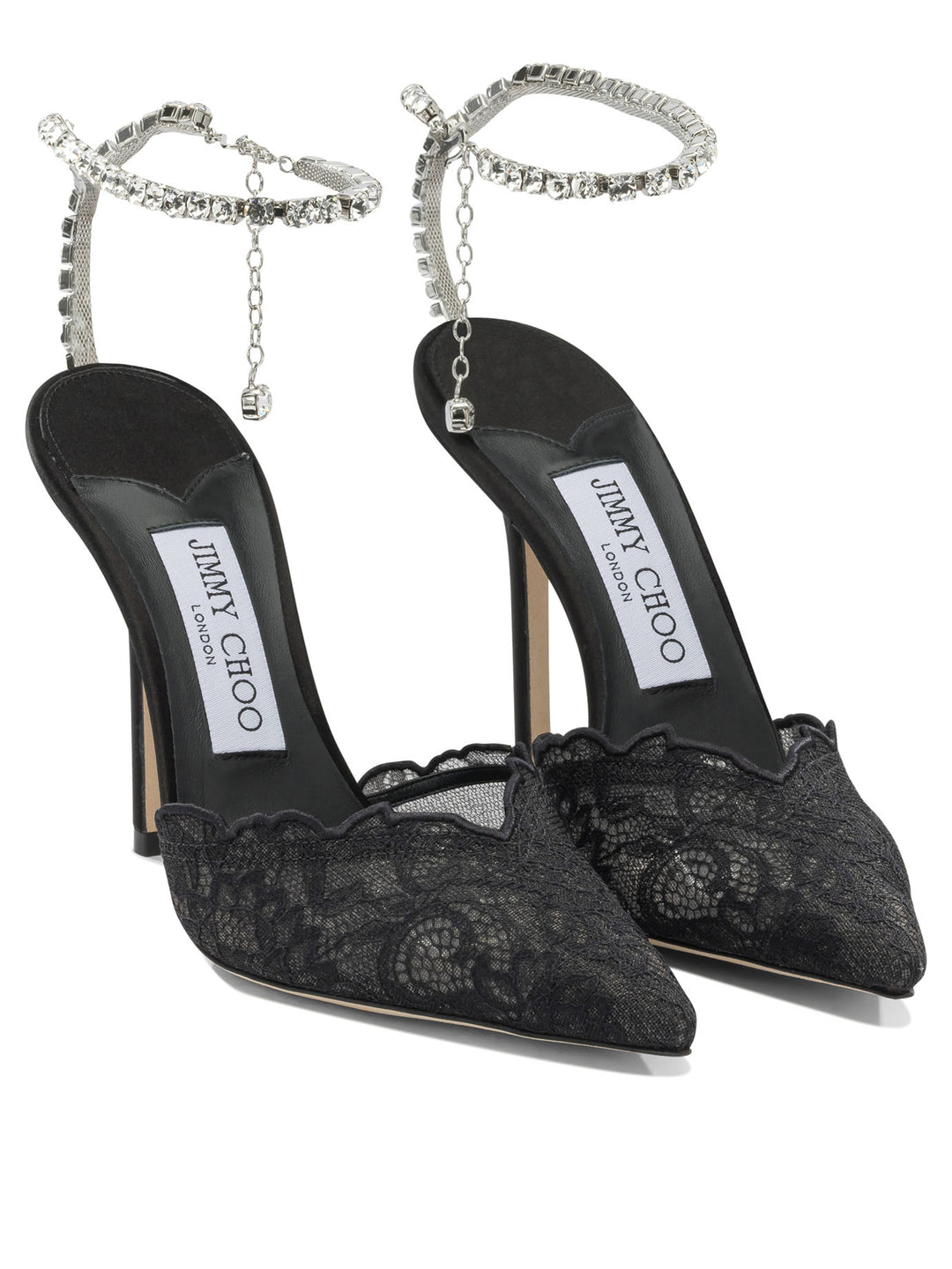 Jimmy Choo Saeda 100mm Heeled shoes - Nero | e52518651c6f4dd0bb1457a6b4521d8b61ace978