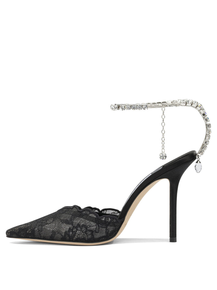 Jimmy Choo Saeda 100mm Heeled shoes - Nero | 3079ac6ea0b52f79f806aefc90628b8e3fc50d68