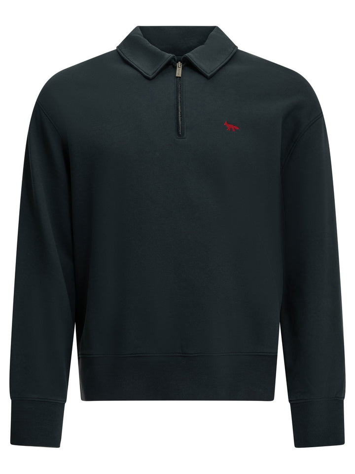 Maison Kitsuné Profile Fox Sweatshirts - Blu | 196fc1cd861c263a9855bd4a1fb23906acb9c4d3