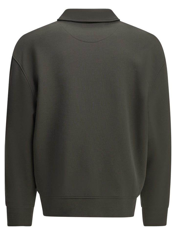 Maison Kitsuné Chillax Fox Sweatshirts - Grey | c3d4f7ca96db47cb6d52f4a1bf4773e54c0e80f0