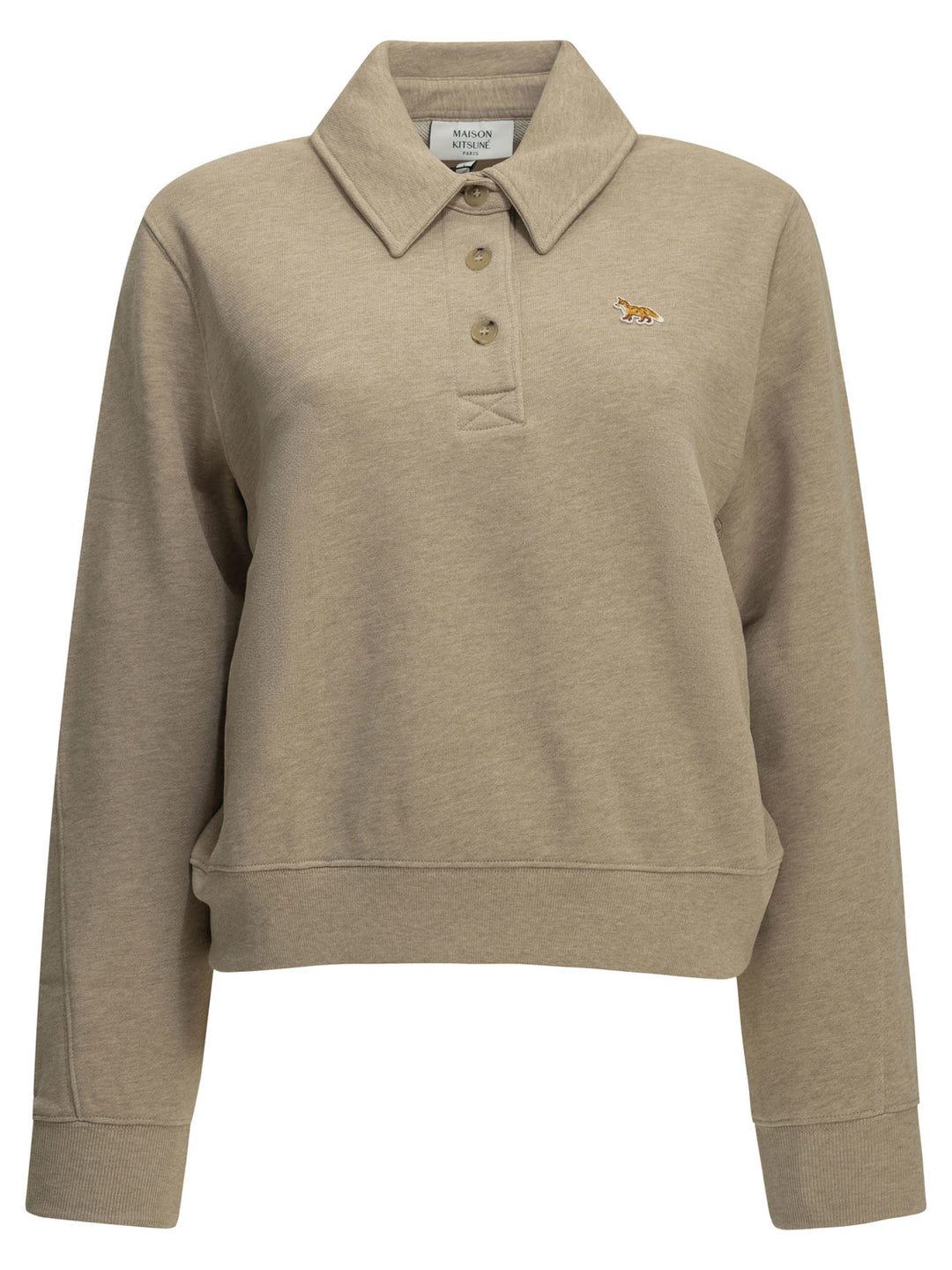 Maison Kitsuné Baby Fox Sweatshirts Beige