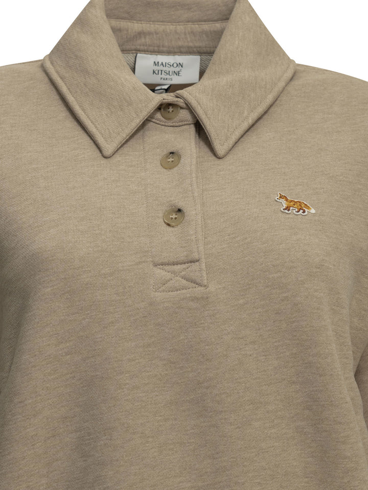 Maison Kitsuné Baby Fox Sweatshirts Beige