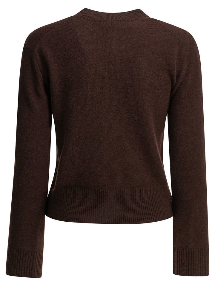 Maison Kitsuné Baby Fox Knitwear - Marrone | 92ad9296b5648a7a23dc93df2eef565880c9d563