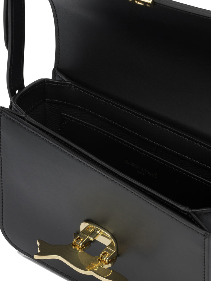 Maison Kitsuné Edie Borse a Tracolla - Nero | 7b4bb94625a11bc1aae29d40c917cc606fe2df54