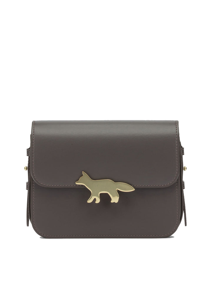 Maison Kitsuné Edie Borse a Tracolla - Marrone | 6f68831320634be5e682b54397d7c029d75235a0