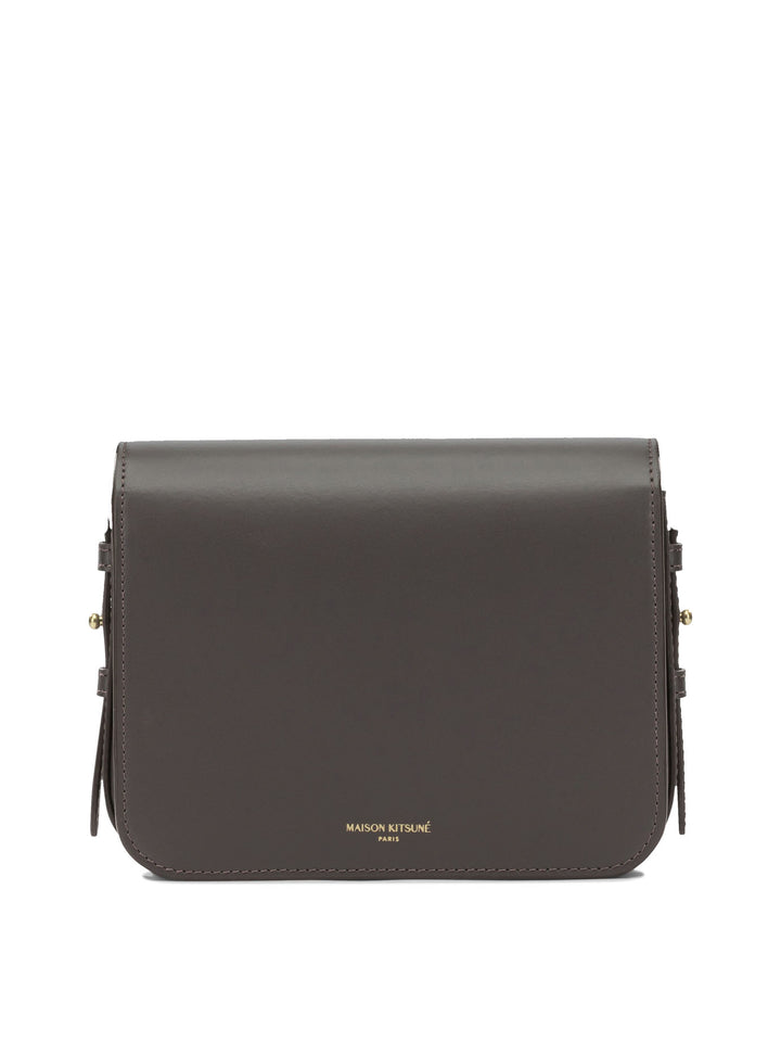 Maison Kitsuné Edie Borse a Tracolla - Marrone | 116b017087c0ce24778e91d2b16be8f7c8f9dfab