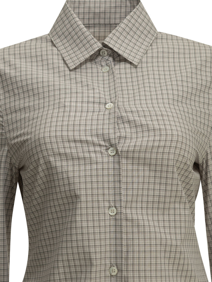 Maison Margiela Pointed Hem Shirts - Grey | dfa8f25c5761f6e2173c95d655151a046c25814a