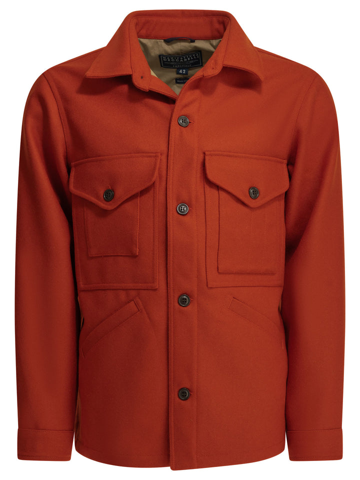 Manifattura Ceccarelli Cruiser Jackets and Coats - Rosso | 54d8b42e79ea257e7ece9e541e688328c2167fcb