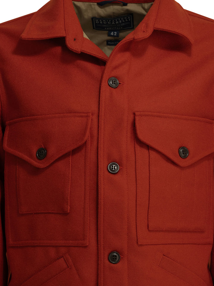 Manifattura Ceccarelli Cruiser Jackets and Coats - Rosso | 897f6a9fc01601deab6ab6492618033fbe9030bf