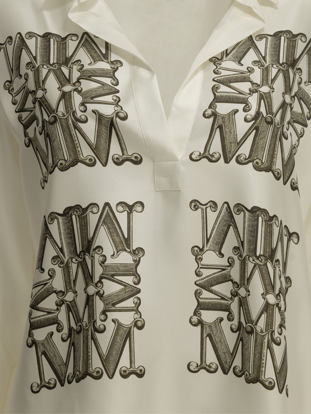 Max Mara Casual Silk Shirt Shirts - Bianco | 761dd1405b5e68a44c689ed65e2d9ab0644c7058