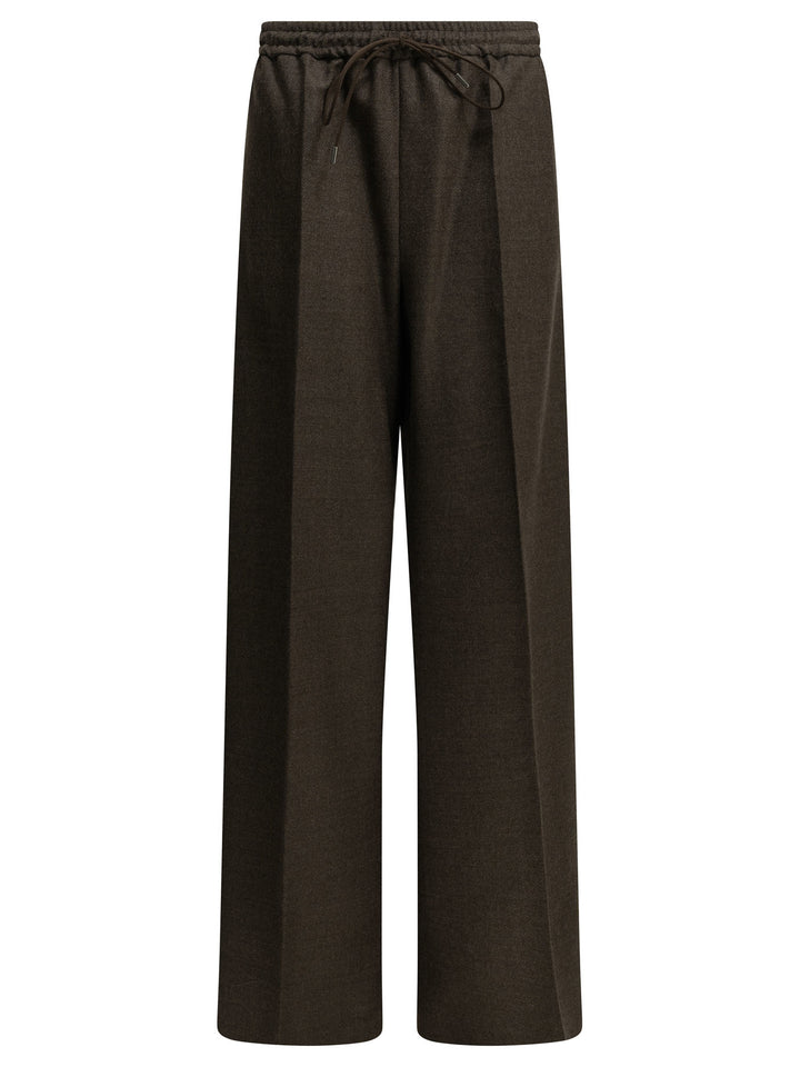 Max Mara Casual Wool Pants Trousers - Marrone | c71939652c39837c50c39ef7e3c3c62c291e8de1