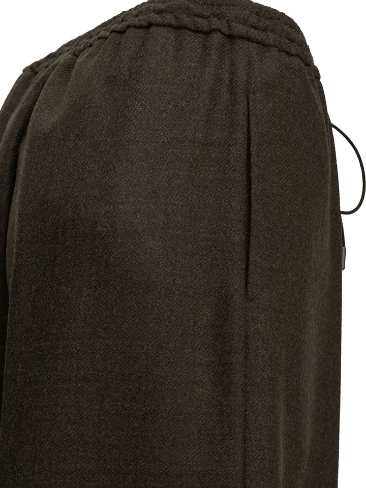 Max Mara Casual Wool Pants Trousers - Marrone | b1e8b36927b514530a07c6edc0c49c97390fa916