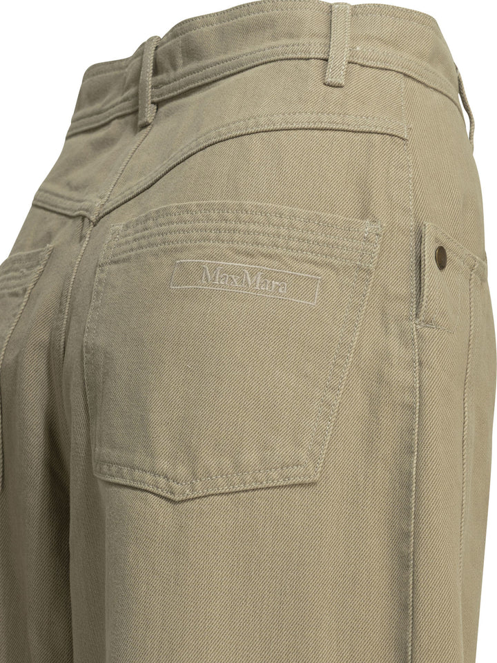 Max Mara Casual Wide-Leg Pants Trousers - Beige | 0325ab07d2d7e5b2c5b2d2a503479fa95e4efbc9
