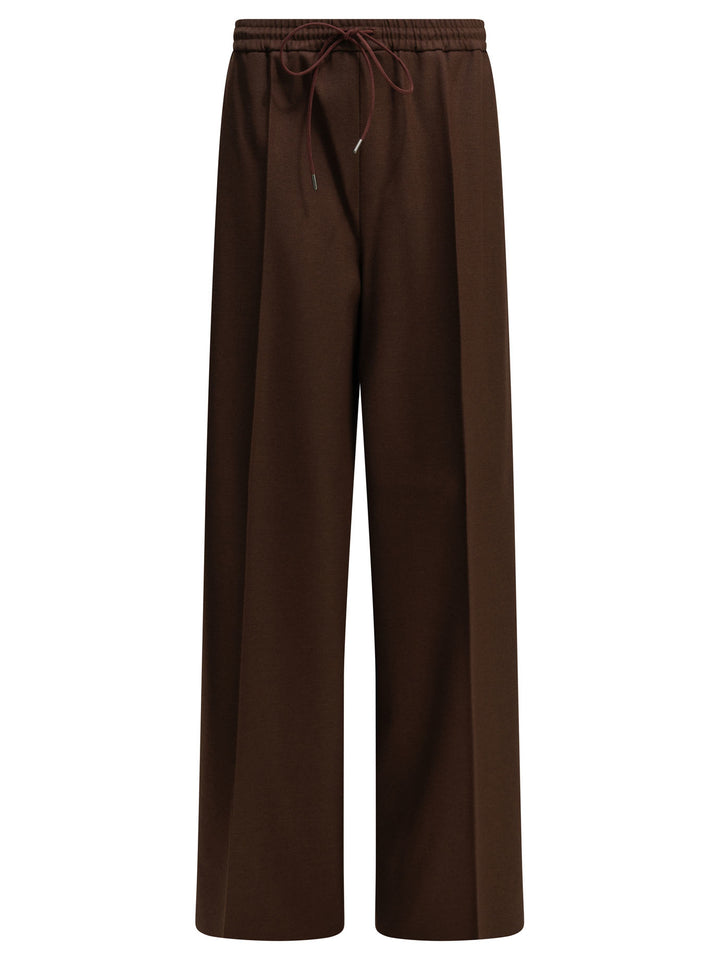 Max Mara Casual Wool Pants Trousers - Bordeaux | dc5e05f768d0ff7fdbd723f8cbe7da3be0e97c05