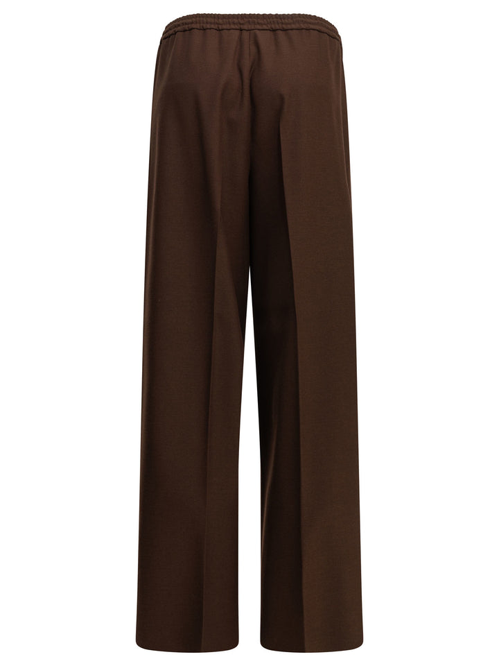 Max Mara Casual Wool Pants Trousers - Bordeaux | 4f9489978100e9ead6ea910f93c9c8edf5043c93