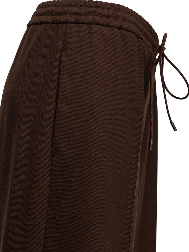 Max Mara Casual Wool Pants Trousers - Bordeaux | aefeb3d8b07088ebd43b0428a2b703862a1a1036