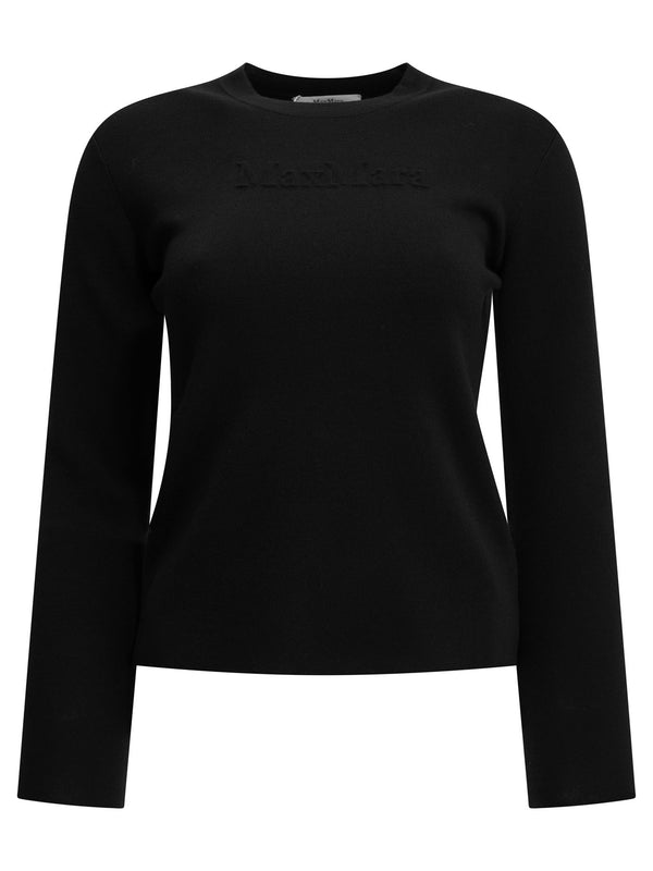 Round-Neck T-Shirt Made Of Virgin Wool T-Shirts Nero