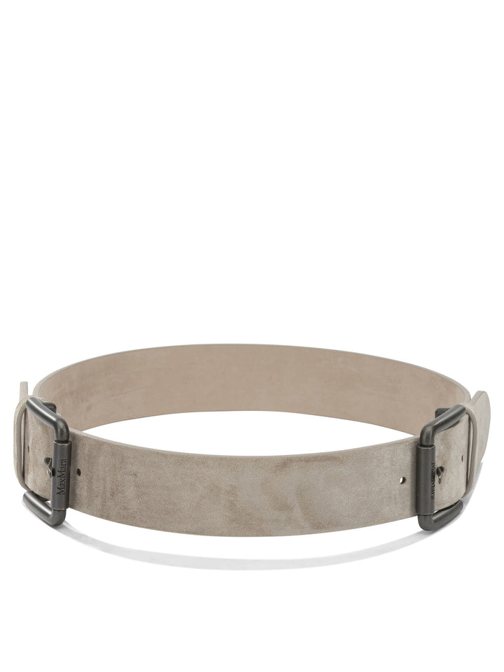 Max Mara Suede Belt With Studs Cinture - Beige | 6757d61c2f1cd9e5f1d790f0be6ad2933924f4ac