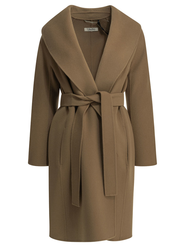 Max Mara S Long Wool Coat Jackets and Coats - Beige | 0bd56d94ff8948b2e5be98da6d5b08275de1d3c6