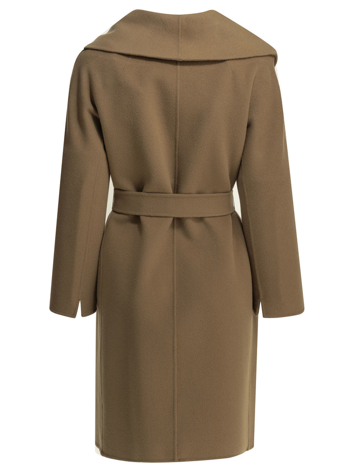 Max Mara S Long Wool Coat Jackets and Coats - Beige | 79ff59b02862cd681fa04a5b3327449b62650416