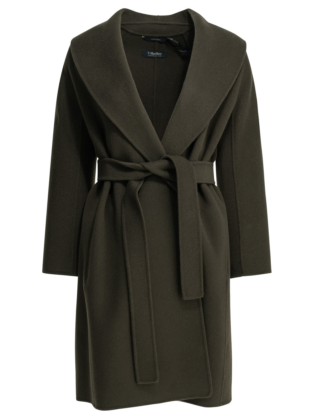 Max Mara S Long Wool Coat Jackets and Coats - Verde | 21da276432d199d7c1d43e3f610737edcb3357be