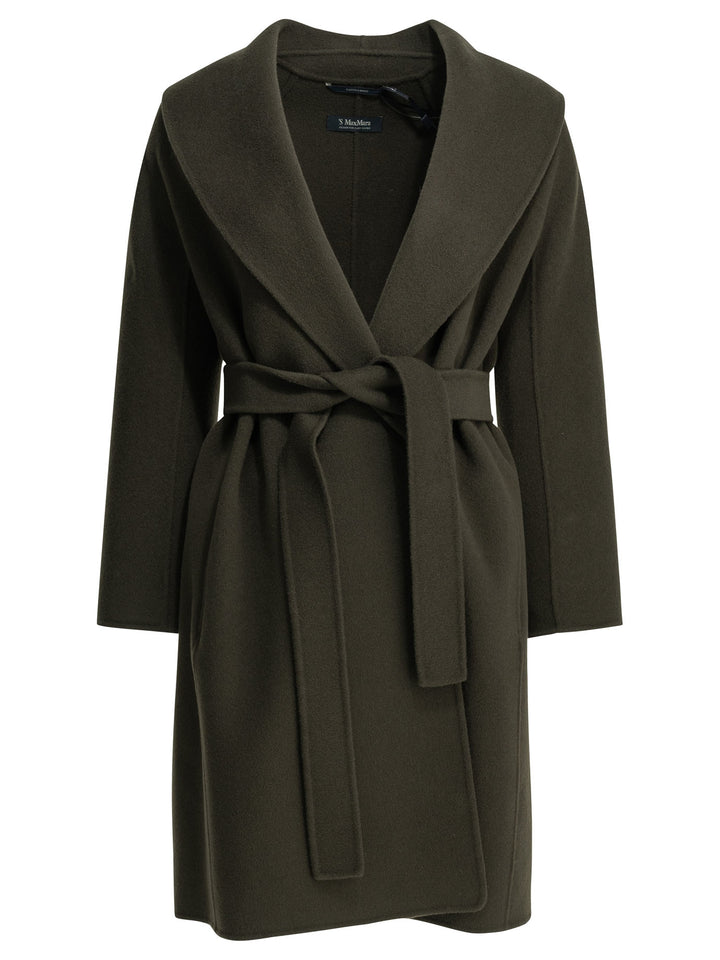 Max Mara S Long Wool Coat Jackets and Coats - Verde | 21da276432d199d7c1d43e3f610737edcb3357be