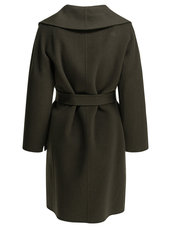 Max Mara S Long Wool Coat Jackets and Coats - Verde | 19f257fee900d639017b3dd3d8365873776896f7