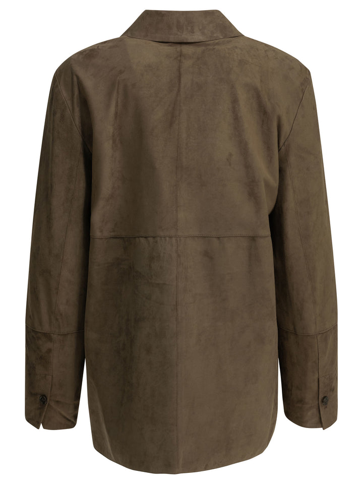 Max Mara S Suede Jacket Jackets and Coats - Marrone | 1b1ed077bc4ecdbe64f716a7a74e073d3380ac67