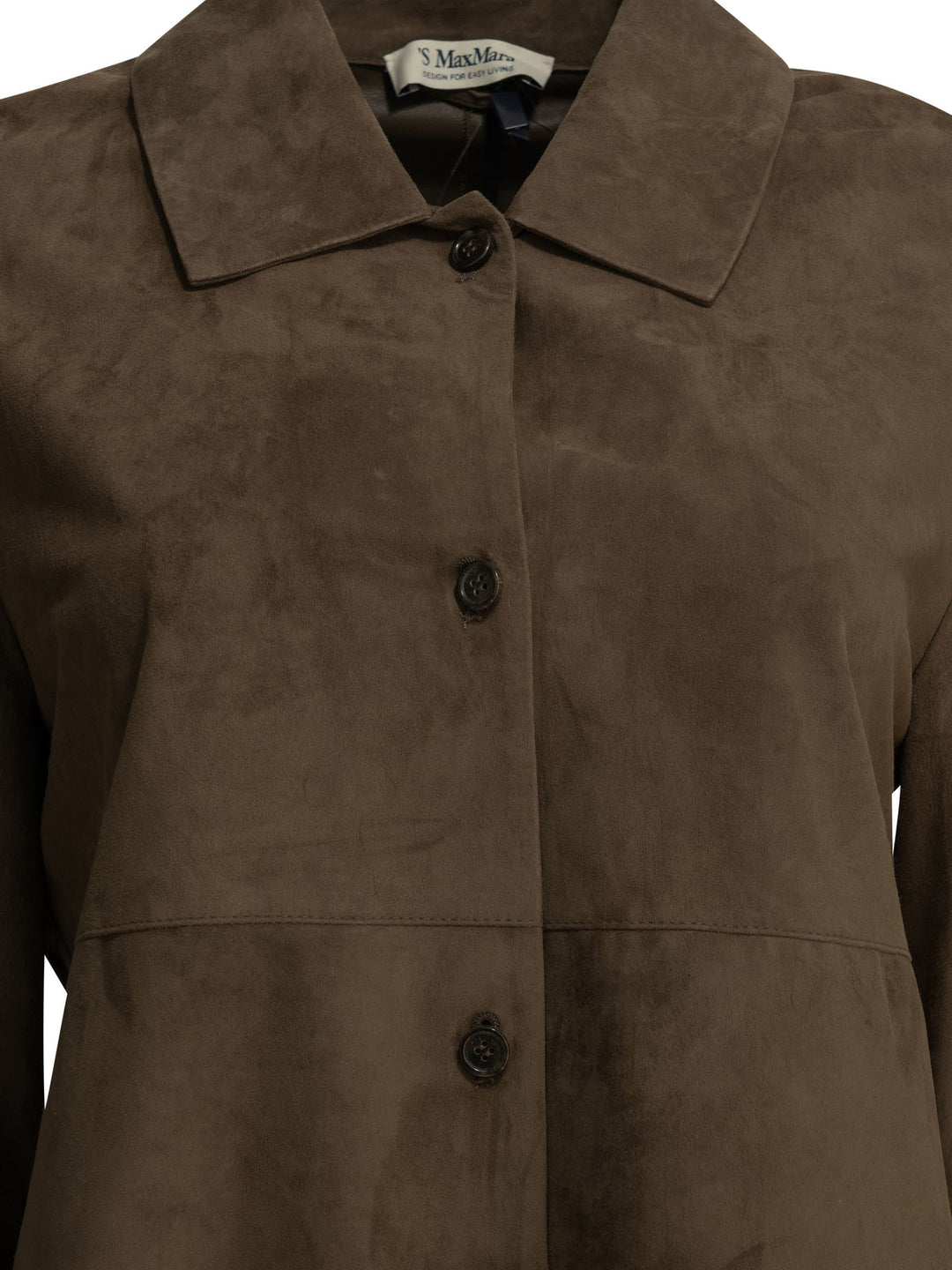 Max Mara S Suede Jacket Jackets and Coats - Marrone | 5483aa7eb72e1b996b6ef800a1e24d04309ba3af