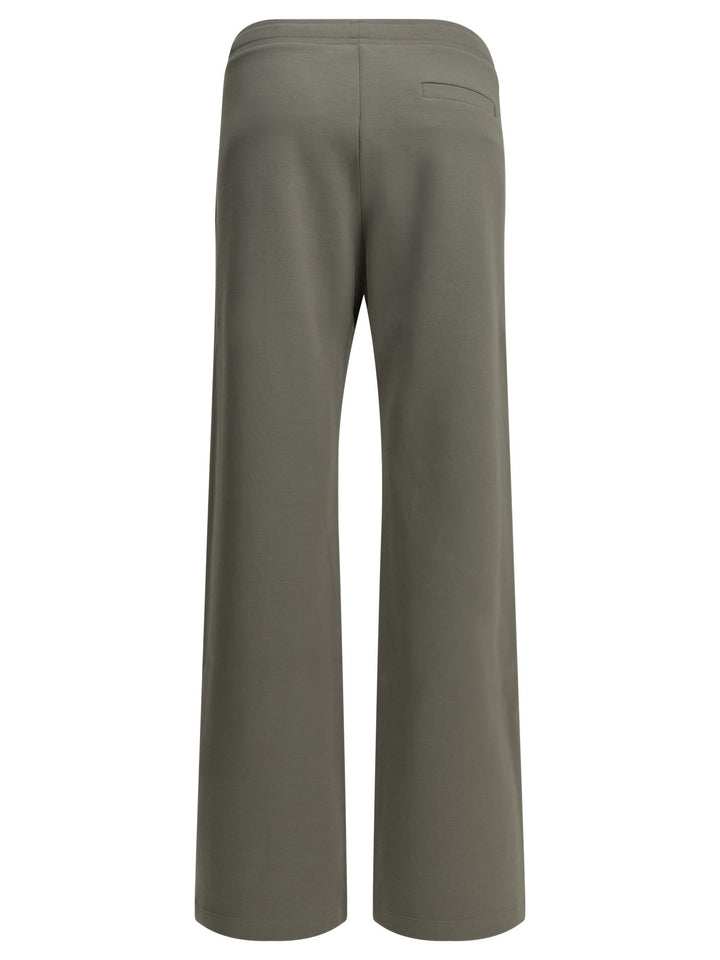 Max Mara S Cotton Jersey Sweatpants Trousers - Grey | 5434f397979df829e61434c377fcf71579340261