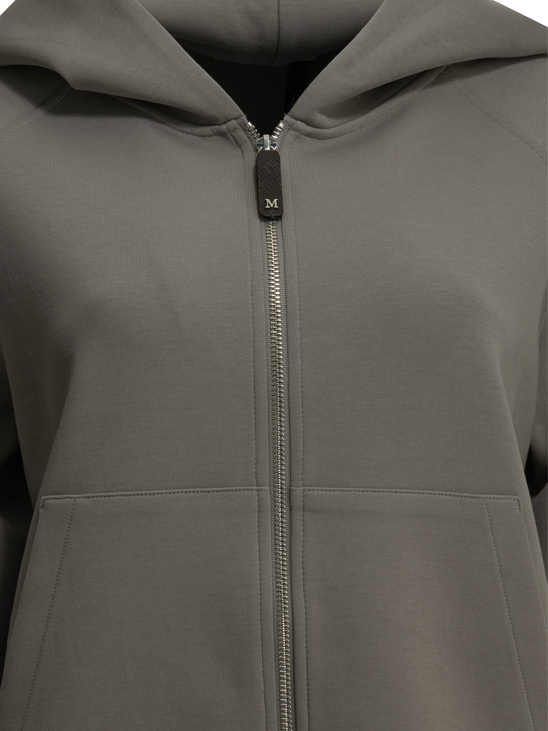 Max Mara S Hooded Sweatshirt Made Of Cotton Jersey Sweatshirts - Grey | 603df17db1c6bbb1d62d06697e38a7b7c3d8a2c0