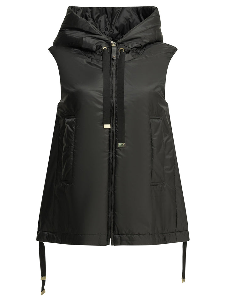 Max Mara The Cube Water-Repellent Sleeveless Jacket Jackets and Coats - Nero | 75c381f93cc083a5ca0e8095d9e6693dac9cb076