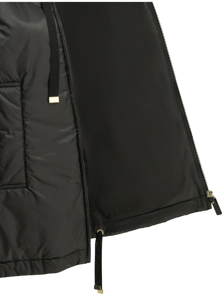 Max Mara The Cube Water-Repellent Sleeveless Jacket Jackets and Coats - Nero | 8e3604553b57b29a21cbbf1a0807386e8aca03d7