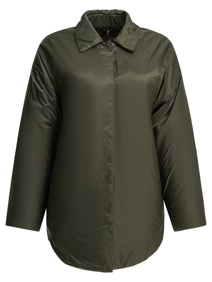 Max Mara The Cube Reversible Water-Resistant Padded Jacket Jackets and Coats - Verde | b653ac923b09628720eca1f9937d414ff65eb112