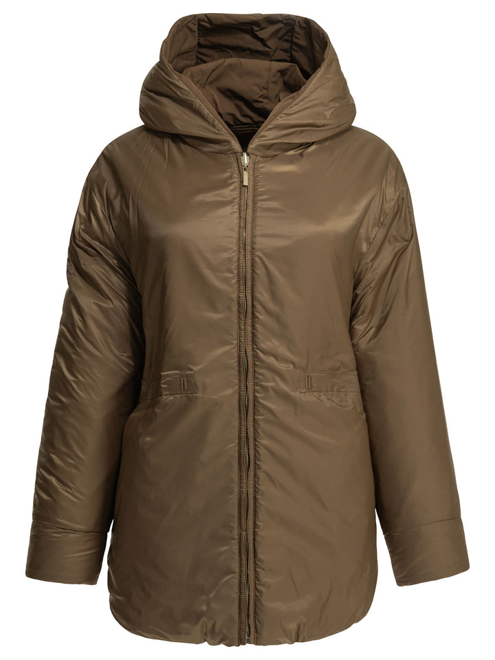 Max Mara The Cube Reversible Water-Repellent Parka Jackets and Coats - Marrone | 955b7c956ed0fc2cbb91a0b9f0aadba85a1be7ab