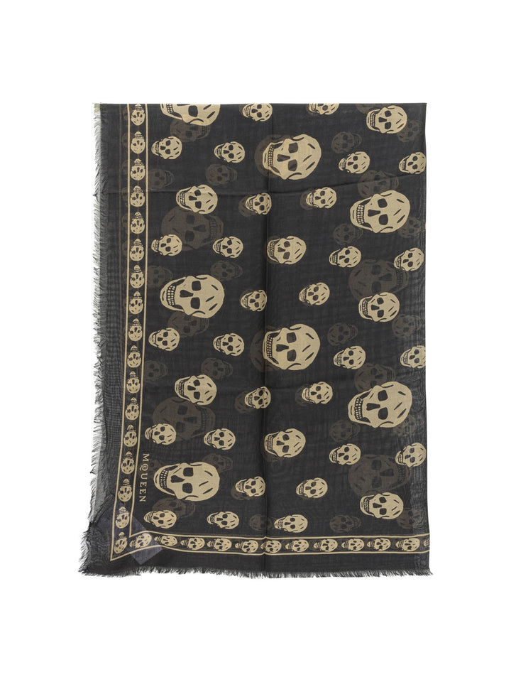 Mcqueen Scarves & Silk Scarves Sciarpe & Foulard - Nero | 669e28dd82985461f6fb46b82533e80ca0a09940