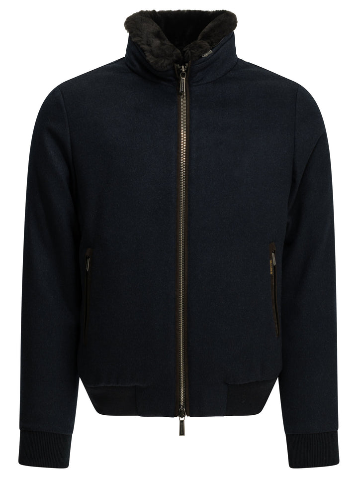 Moorer Bellati-Ls9 Jackets and Coats - Blu | 5851418b712ae8ca36d1ce4fa1e5b63a27e6f405