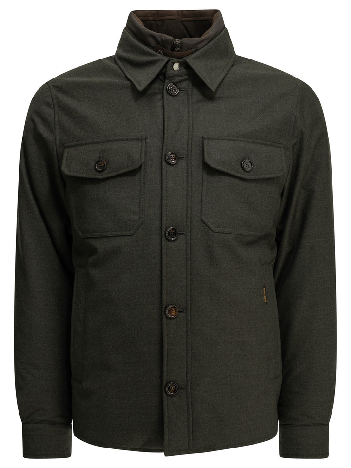 Moorer Dasson-Ll Jackets and Coats - Verde | 4485f7c0422d599f3a614f91dd3b4c2d738cf395