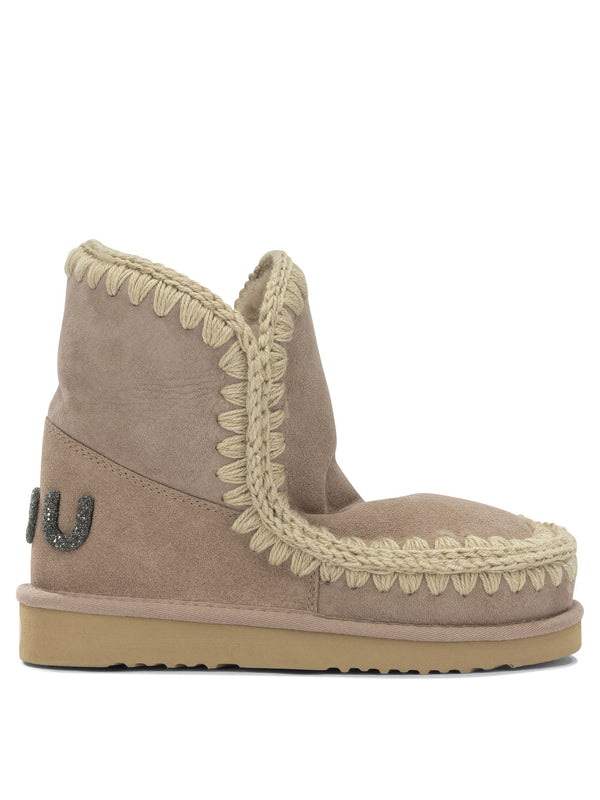 Stiefel und Stiefeletten Beige
