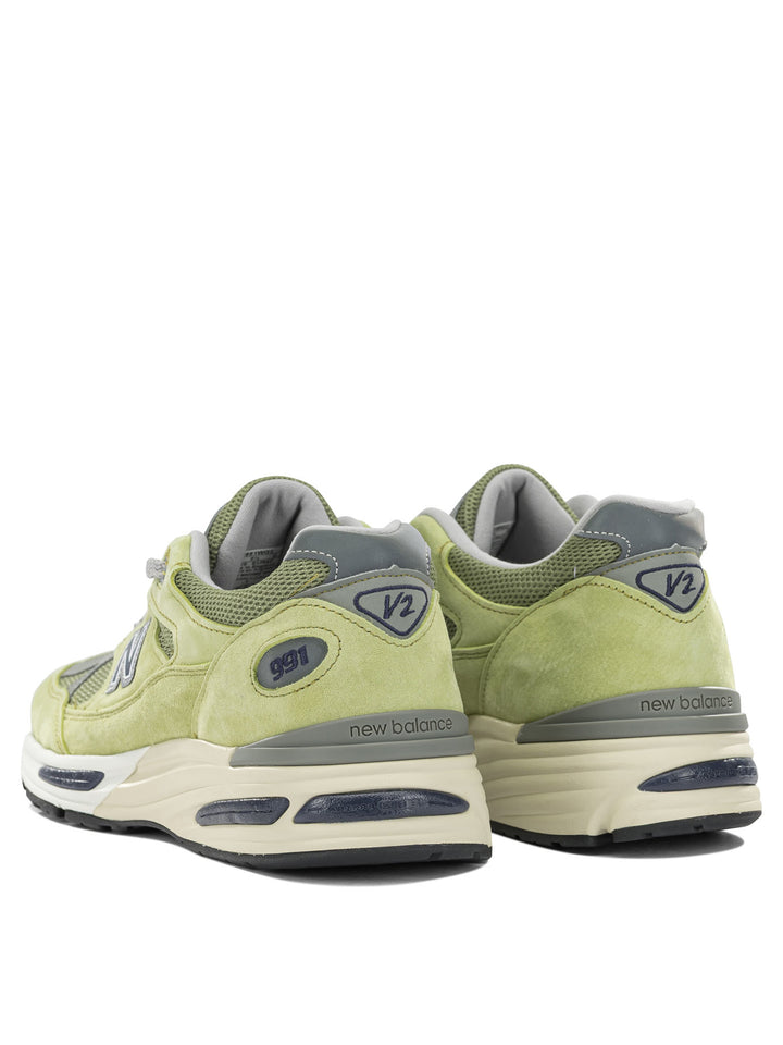 New Balance Made In Uk 991v2 Summer Brights Sneakers & Slip-On - Verde | bba5b48718b9103f058f9b7b2ea45764035c3a84