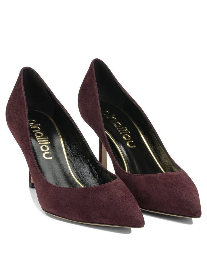Ninalilou Chaussures à Talon Bordeaux