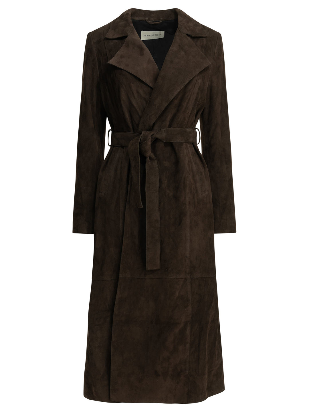 Nour Hammour Winona Jackets and Coats - Marrone | 8578923a6262380f5e463680ee7fbb7f03573001