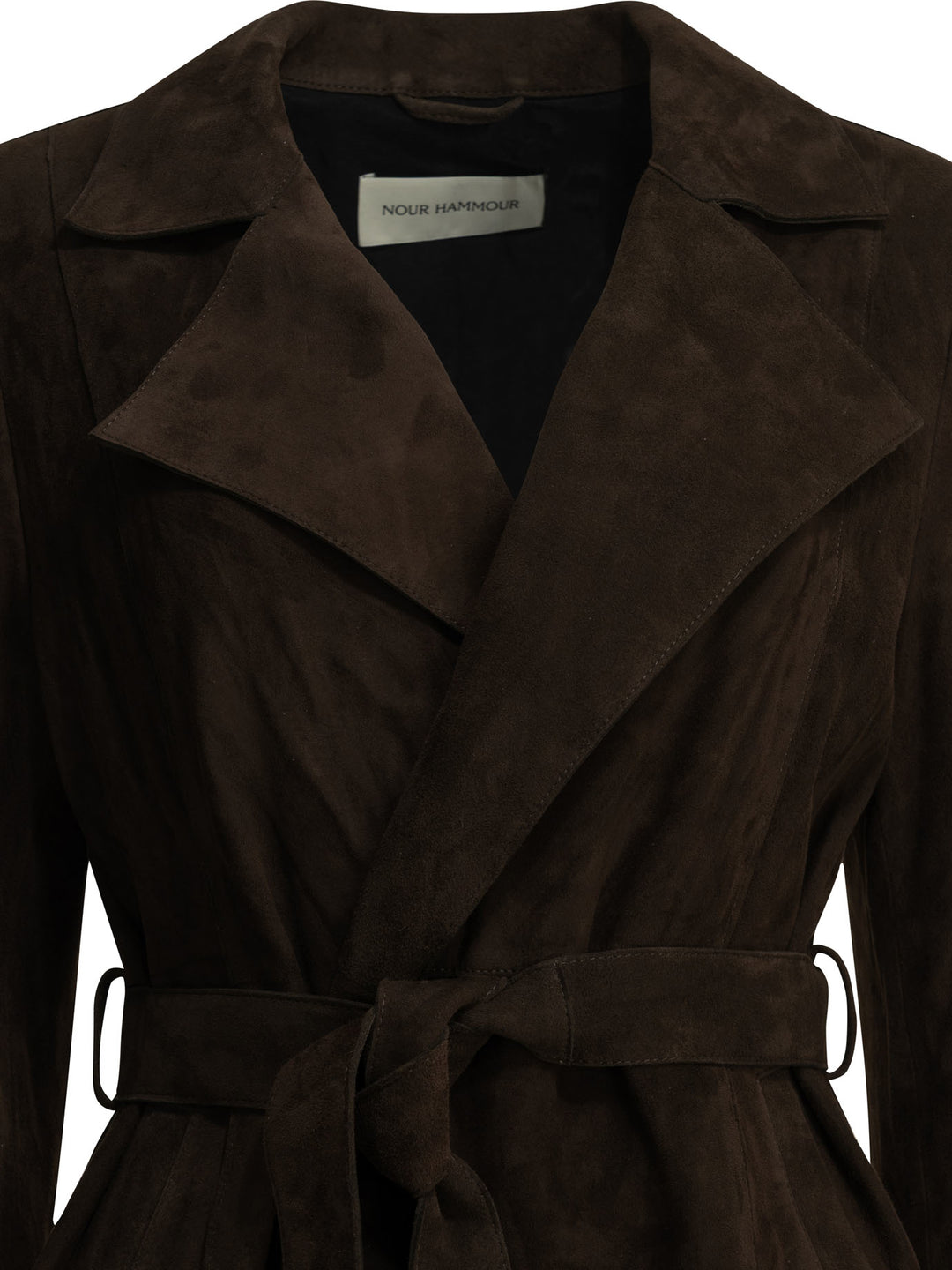 Nour Hammour Winona Jackets and Coats - Marrone | 2b341dd994ebbed21099932917c37e73a5ec2ce9