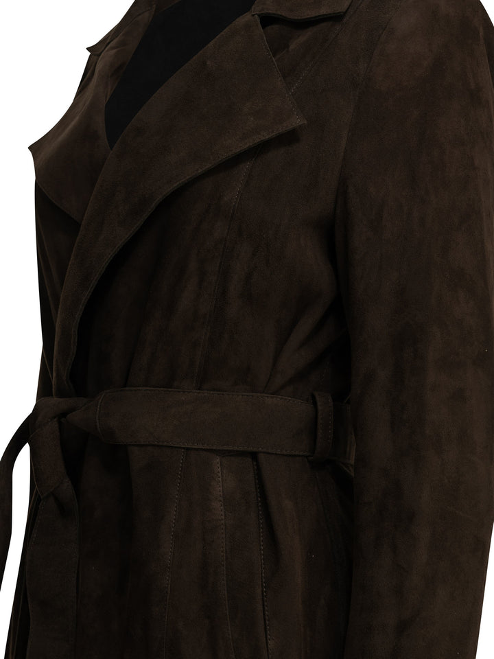 Nour Hammour Winona Jackets and Coats - Marrone | 3f245570af18b28649743407a240e977eaf6e206