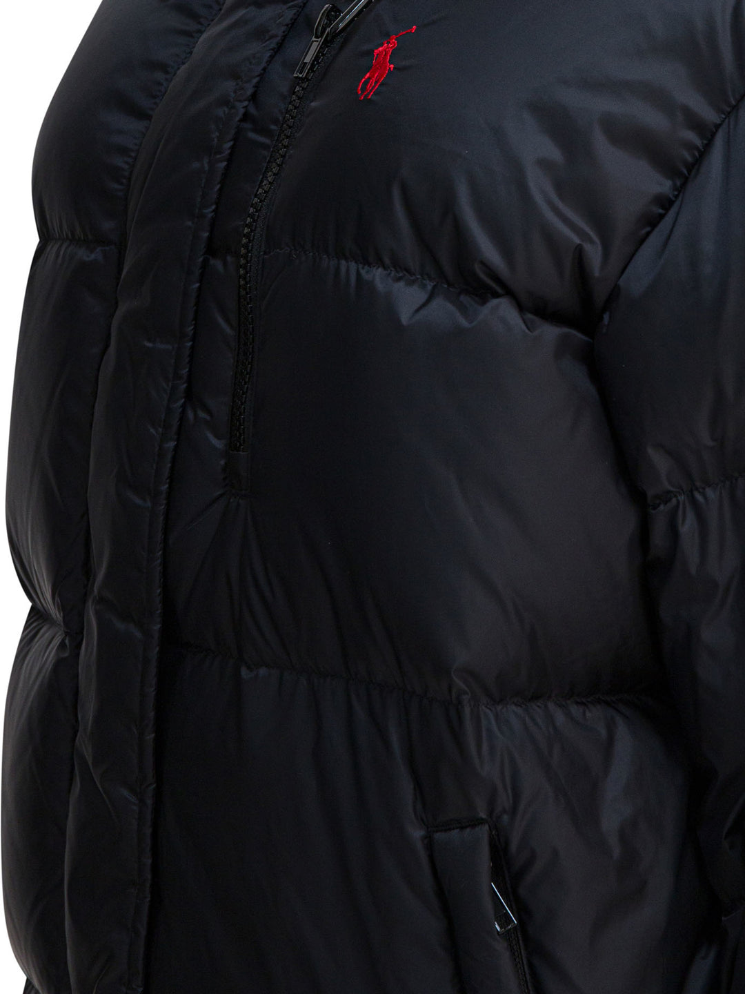 Polo Ralph Lauren Down Jacket With Logo Jackets and Coats - Nero | 302e07f430c481301c943982cb2e902f1976a442