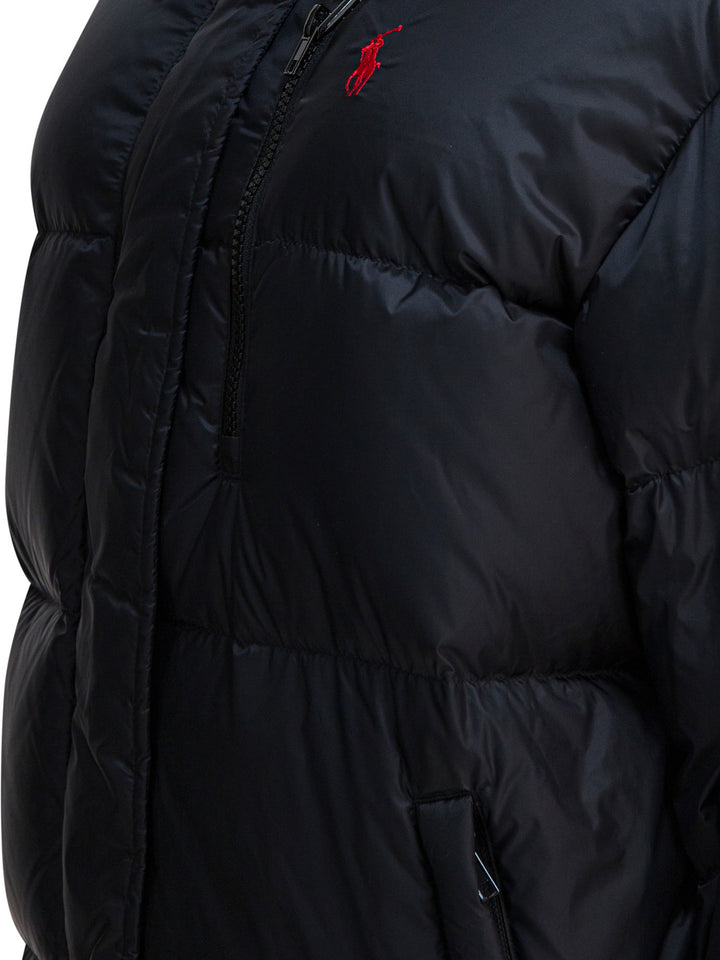 Polo Ralph Lauren Down Jacket With Logo Jackets and Coats - Nero | 302e07f430c481301c943982cb2e902f1976a442