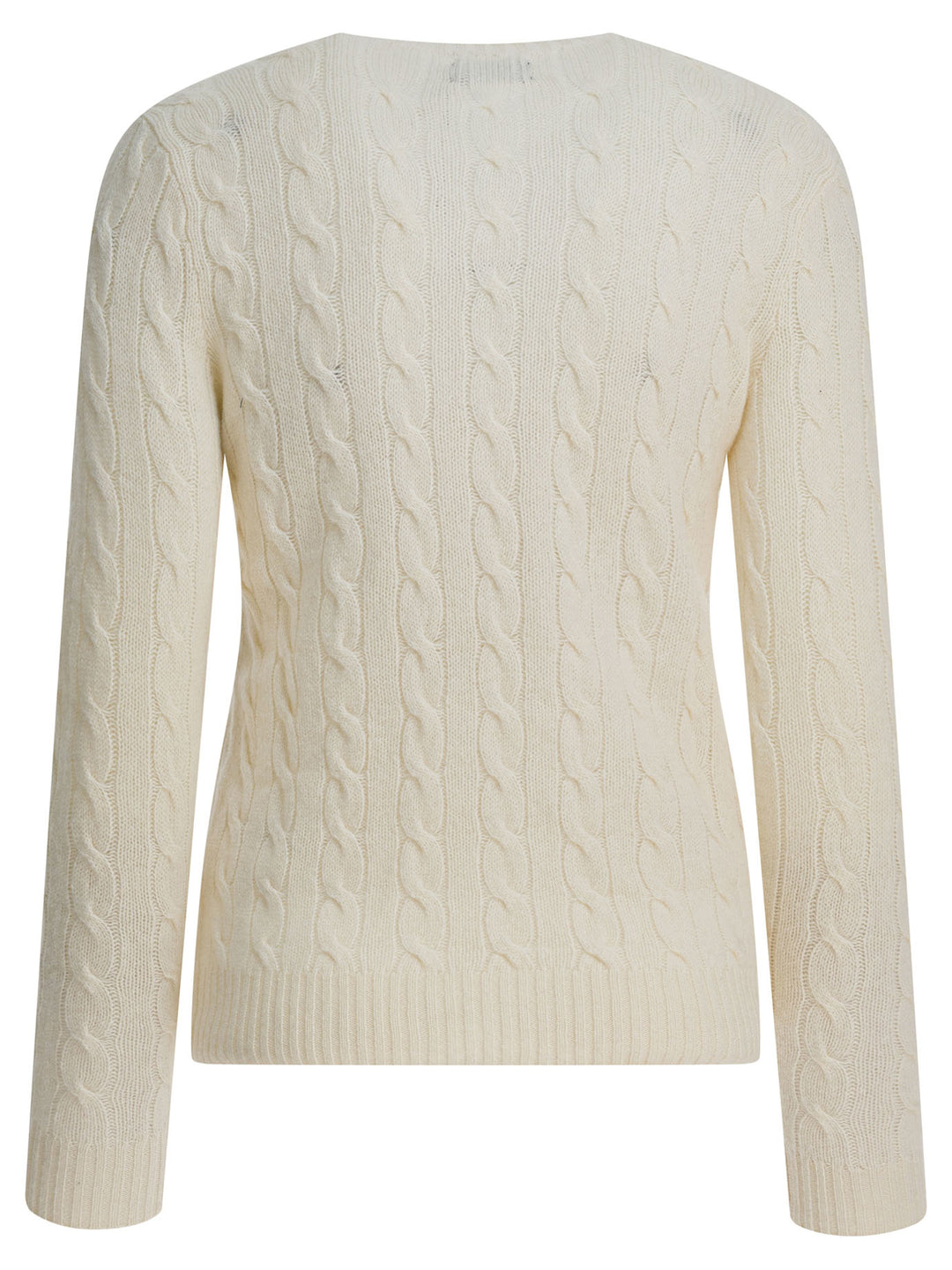 Polo Ralph Lauren Crewneck Sweater With Logo Knitwear - Bianco | cc1ee5b2f6b4edb6d7dad2e198d5312cb790b104