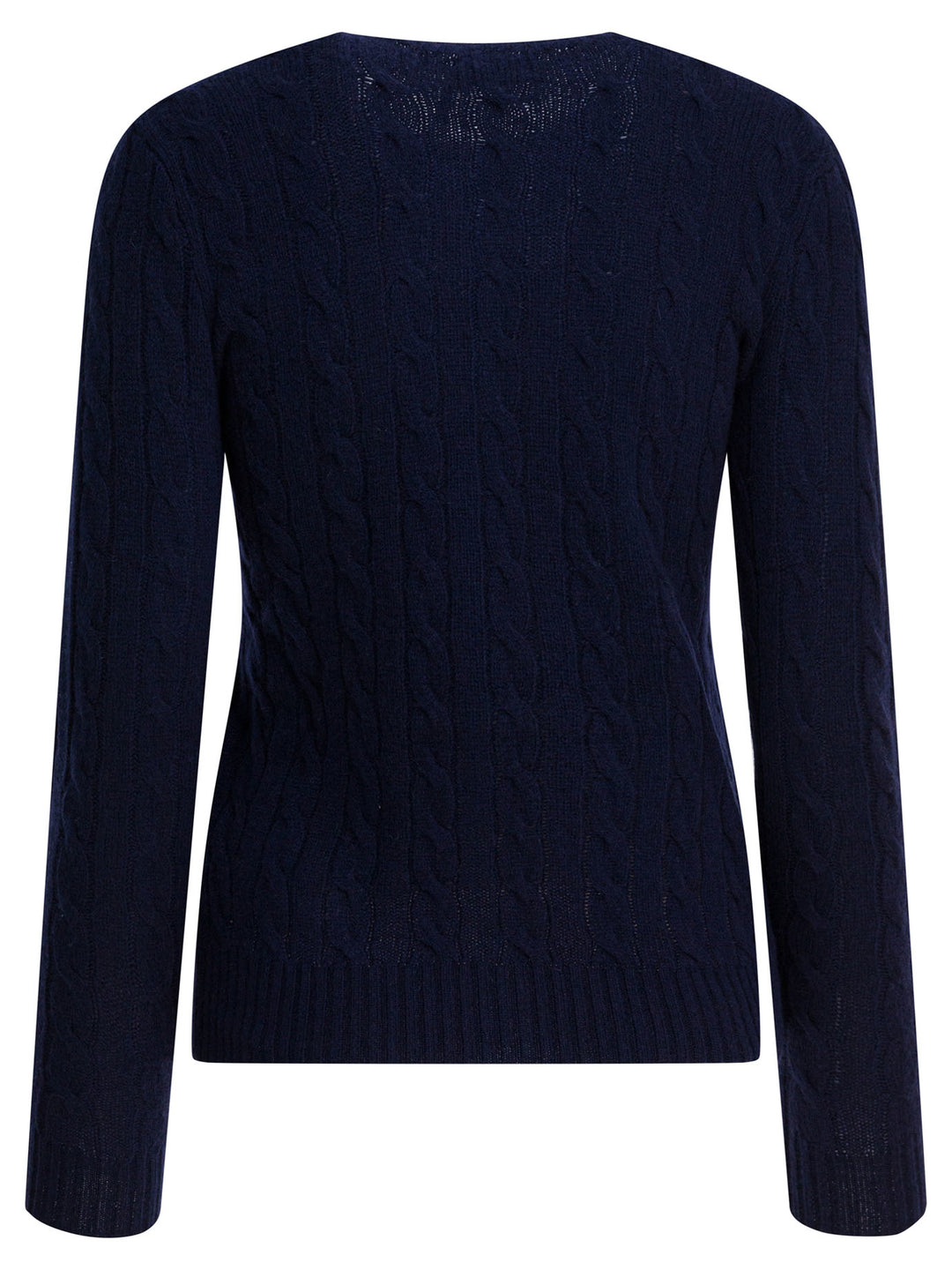 Polo Ralph Lauren Crew-Neck Sweater With Logo Made Of Wool And Cashmere Knitwear - Blu | 6f96dbaf31f94dd77ef49a83ae53389197c6b351