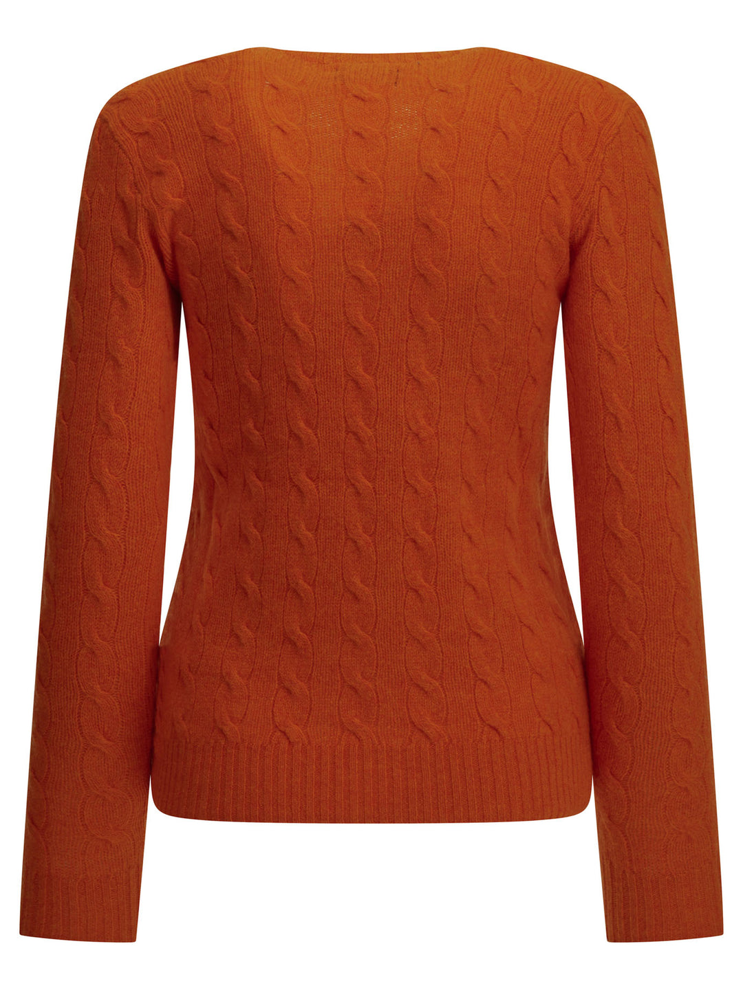 Polo Ralph Lauren Crew-Neck Sweater With Logo Knitwear - Arancione | 82c56863dd22fde863c9fb21e6a3784a9400345d