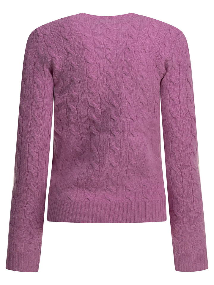 Polo Ralph Lauren Crew-Neck Sweater With Logo Knitwear - Fucsia | df6a72c0f69350233be4fe1babb6b6a6a95fec19